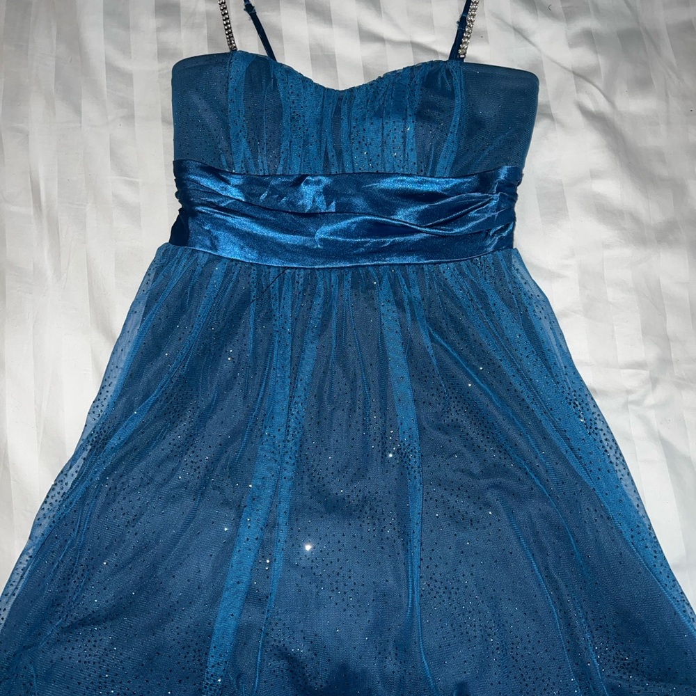 Elegant Blue Formal Dress